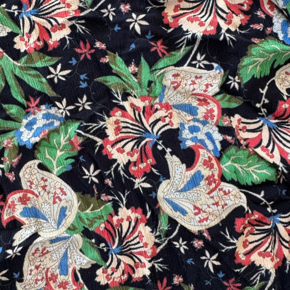 J. Crew Floral Sleeveless Blouse - Navy and Multicolor - Picture 3 of 4